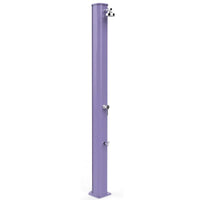 Doccia Solare Big Jolly 40 Litri In Alluminio Con Lavapiedi Colore Viola Cv-A320/4005