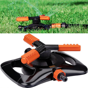 Irrigatore per Prato Irrigazione Regolabile Giardino 3 Braccia 360° Black & Decker