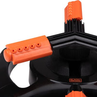 BLACK+DECKER Irrigatore per Prato Irrigazione Regolabile Giardino 3 Braccia 360°