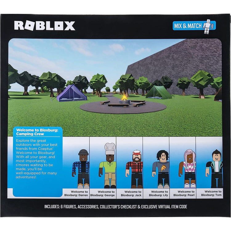 Roblox Benvenuti a Bloxburg Set Camping Crew Personalizzabile Gioco Idea Regalo