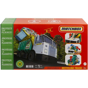 Matchbox Camion Nettezza Urbana Raccolta Differenziata Luci e Suoni Idea Regalo