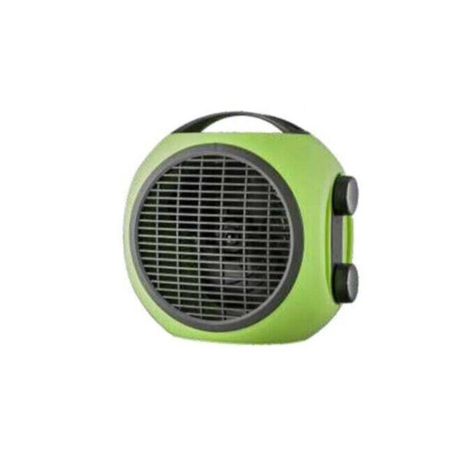 Stufa Elettrica da Bagno Ventilata Colorata Compatta 2000 W Colore: Verde