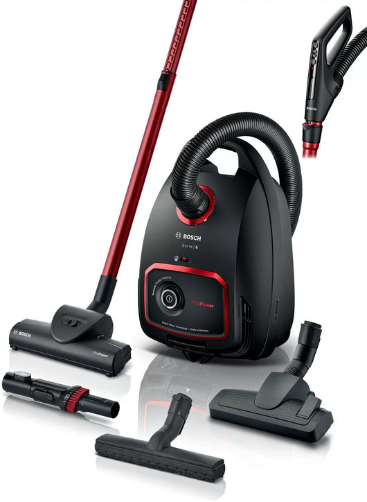 Bosch serie 6 bgl6pow1 aspirapolvere con sacco propower nero