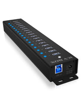 Icy box ib-hub1717-u3 usb 3.2 gen 1 (3.1 gen 1) type-a 5000 mbit/s nero