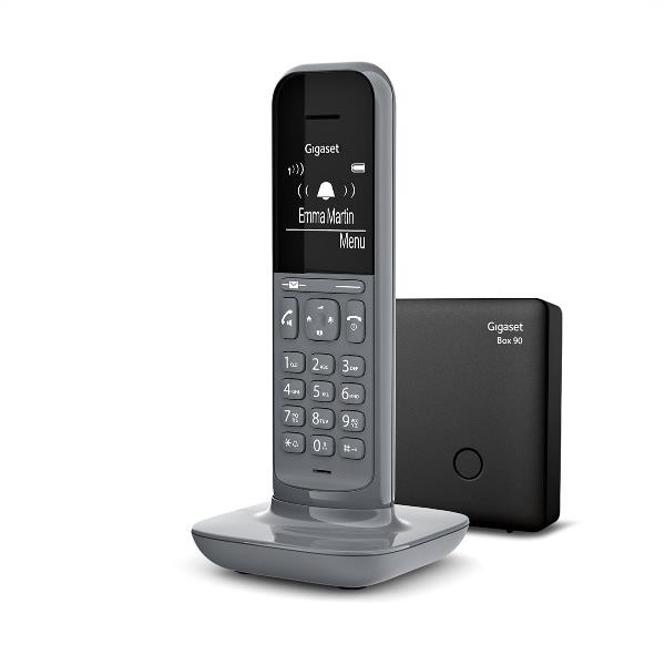 Gigaset cl390a dark grey dect con segreteria - S30852-H2922-K103