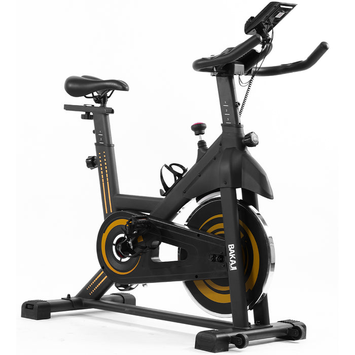 Cyclette Spinning Bike Bici Allenamento Fitness Cardio con Display LCD Bluetooth