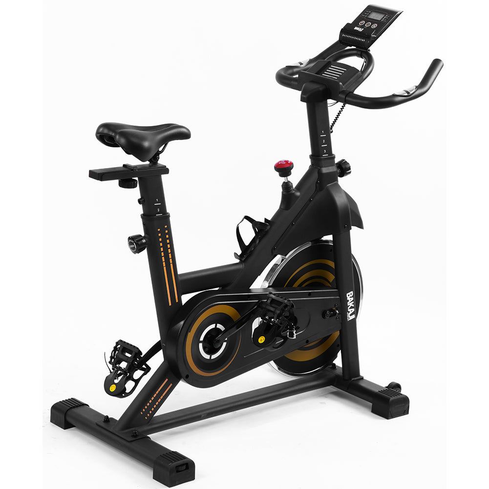 Cyclette Spinning Bike Bici Allenamento Fitness Cardio con Display LCD Bluetooth