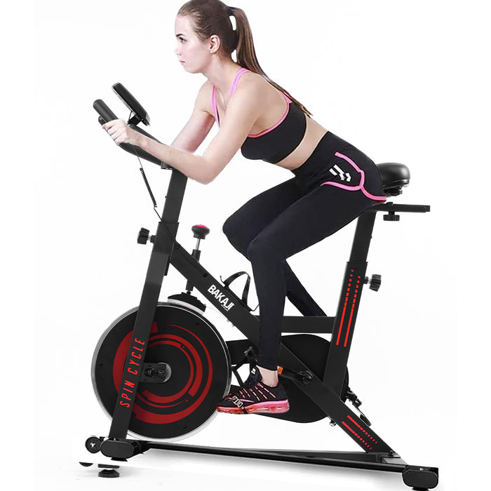 Cyclette Spinning Bike Bici Allenamento Fitness Cardio Palestra Display LCD