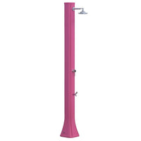 Doccia Solare In Polietilene Big Happy Five 40 Litri Con Lavapiedi Colore Fuxia Cv-F620/4003