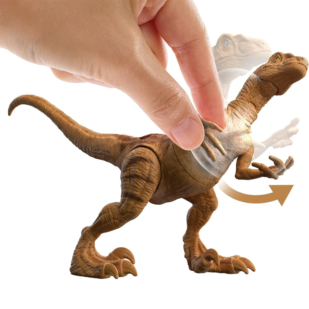 Jurassic World Dominion Velociraptor Dinosauro Articolato Gioco Idea Regalo