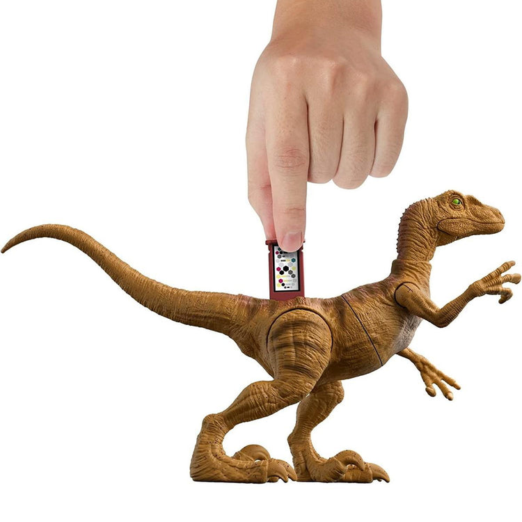 Jurassic World Dominion Velociraptor Dinosauro Articolato Gioco Idea Regalo