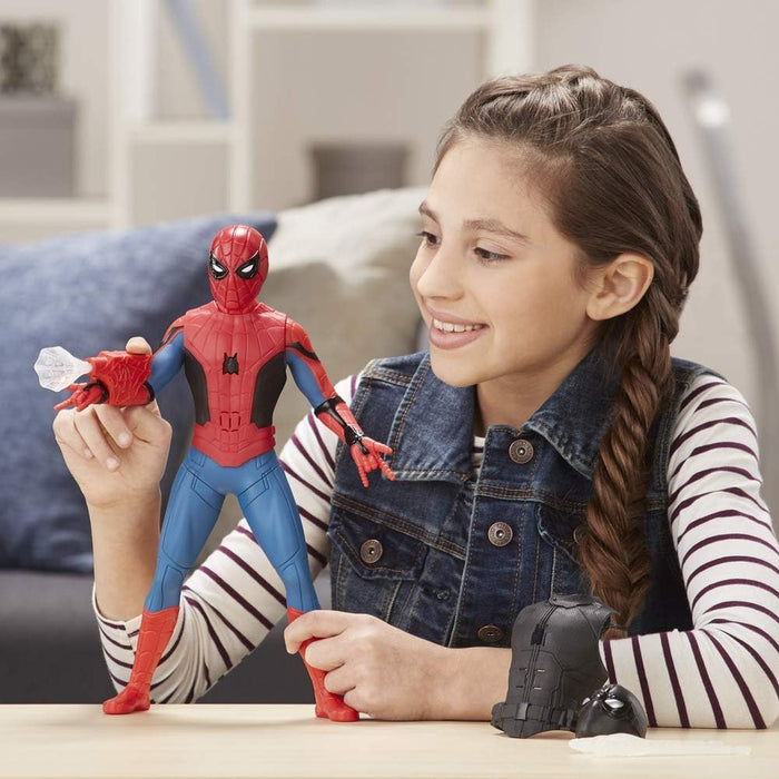 Marvel Spider-Man Smovie Deluxe Feature Figure 3 in 1 35 cm con Suoni Idea Regalo