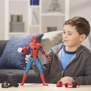 Marvel Spider-Man Smovie Deluxe Feature Figure 3 in 1 35 cm con Suoni Idea Regalo