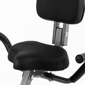 Cyclette Pieghevole Fitness Bici Allenamento Cardio Spinning Bike con Sediolino