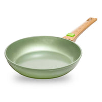 Just Vegan Padella ECO con Manico Rimovibile 24 cm in Alluminio Verde 443977