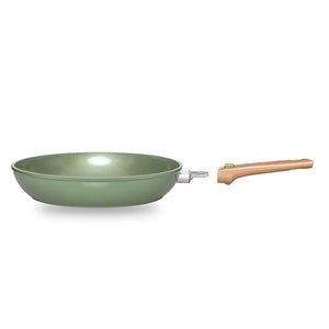 Just Vegan Padella ECO con Manico Rimovibile 24 cm in Alluminio Verde 443977