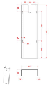 Carter di Copertura per Lavandino da Giardino Belfer 42/PRL/C Tortora