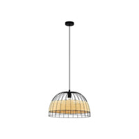 Lampadario Industrial Anwick 1 Luce Metallo Nero