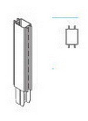 2Pz Zaf Piantana Per Parete Panna Cm.5X205H