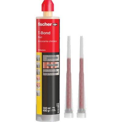 Ancorante chimico t-bond plus fischer poliestere ml 300 (12 pezzi) Fischer 