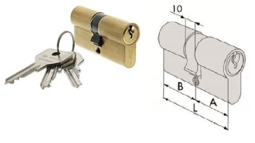 CISA CILINDRO LOGO 08011-06 SAG. MM.60(27X33)