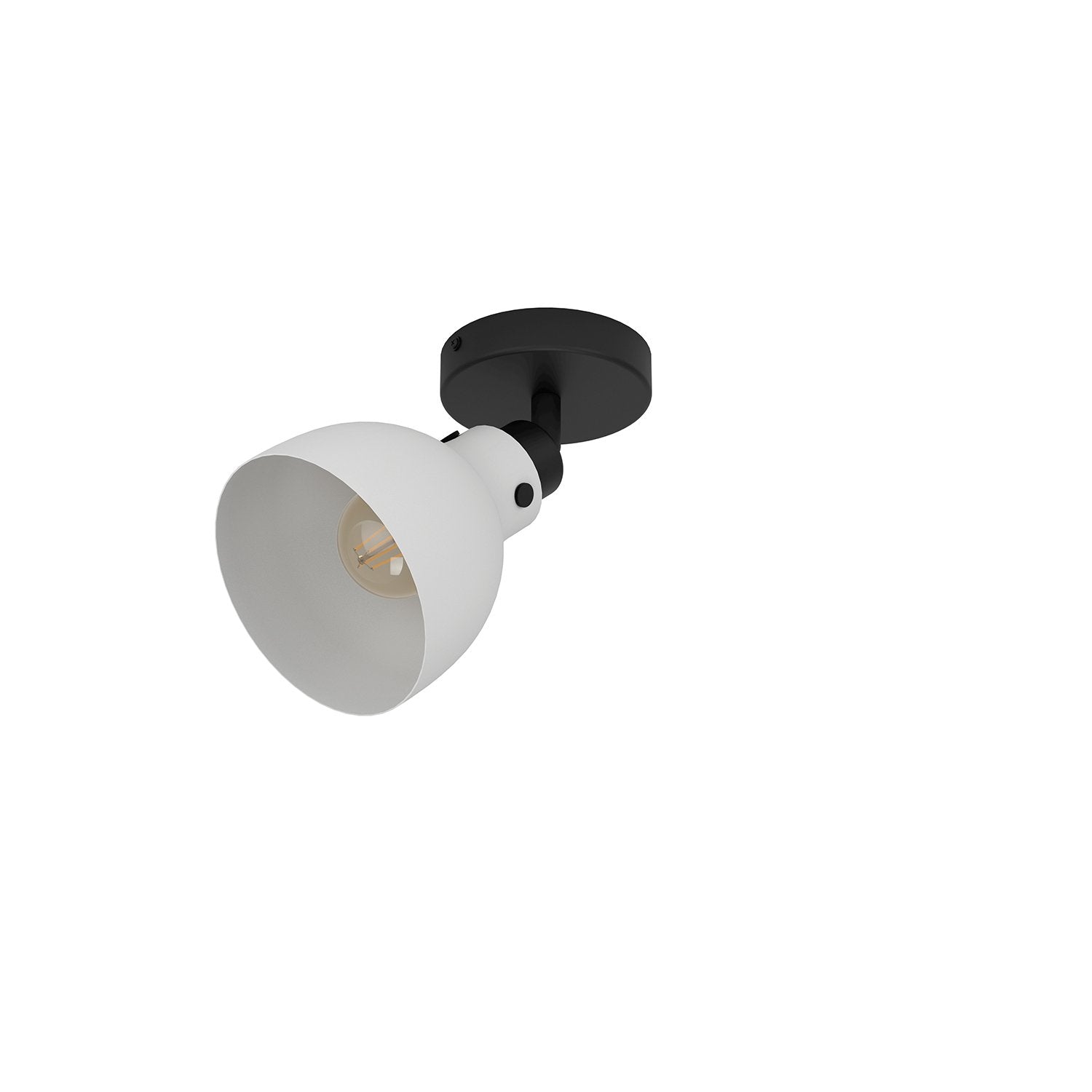 Spot Contemporaneo Matlock In Acciaio Grigio 1 Luce E27 40W Ip20