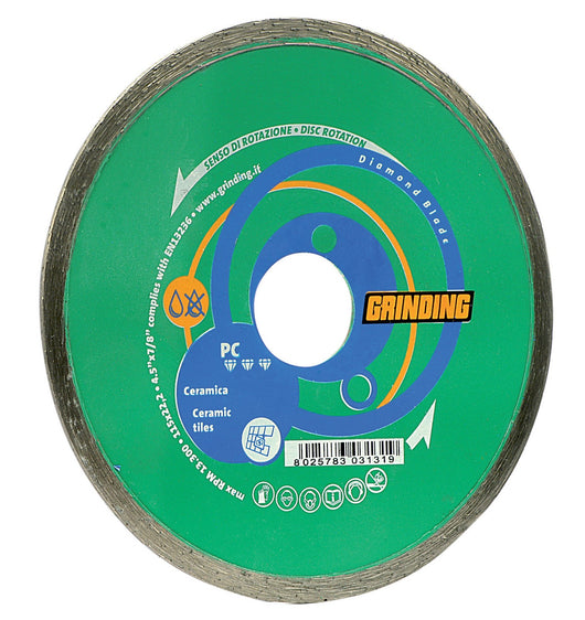 Grinding Disco Corona Continua.Diametro Mm.115 Mod.Pc X Cer