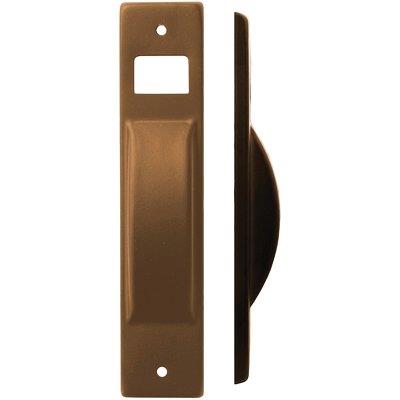 Placca avvolgitore a semincasso veniciata bronzo mm 40x195 (5 pezzi) 