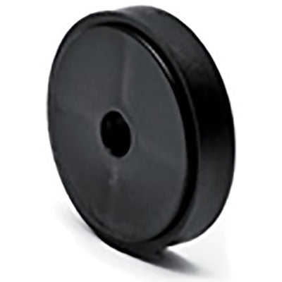 Spessore x fermapersiane automatico grillo plastica nera diamentro mm 39 spessore mm 7,5 (30 pezzi) 
