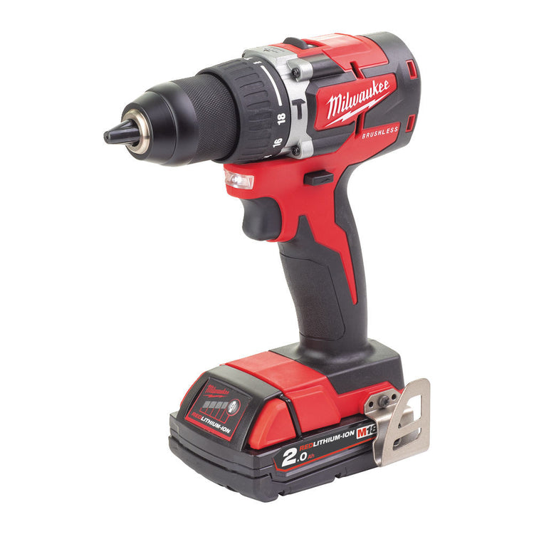 M18 Cblpd-202C-Trapano Avvitatore Compact Brushless Con Percussione M18-2 Batterie Da 2.0Ah