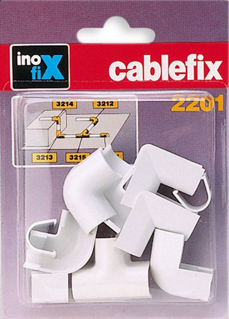 cf giunti x canalina inofix ( confezione 10pz) bianco 44041