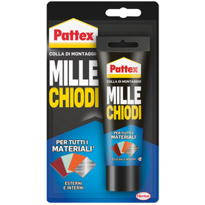 12pz pattex millechiodi water resistant interni/esterni gr.100 44207