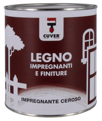 6pz impregnante effetto cera conitin lt.0,750 colore mogano. y01 4440