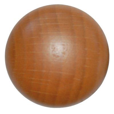 Pomolo legno liscio faggio lucido + vite mm 26/36x33 (10 pezzi) 