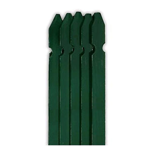 PALO PALETTO a T Altezza 150 cm in Acciaio PLASTICATO VERDE 30X30X3 mm cf. 5 pz