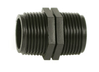 50pz raccordo nylon nipplo 1/2 x 1/2 cod:ferx.4469