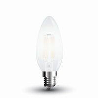 Bulbo LED - Filamento 4W E14 Candela di copertura del gelo 6400K