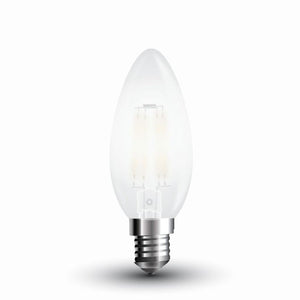 Bulbo LED - Filamento 4W E14 Candela di copertura del gelo 6400K