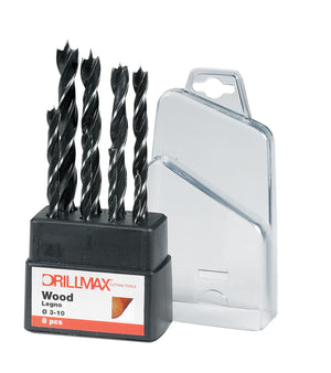 SERIE 8 PUNTE PER LEGNO DRILLMAX  CF 10,0