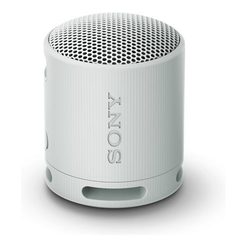 Sony srs-xb100 - speaker wireless bluetooth, portatile, leggero, compatto, da esterno, da viaggio, resistente ip67 impermeabile e antipolvere, batteria da 16 ore, cinturino versatile, chiamate in vivavoce - grigio - SRSXB100H CE7