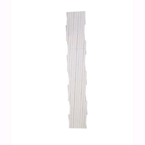 Traliccio Grigliato Estensibile in PVC per Piante rampicanti Balcone Giardino terrazza 2x1 mt Bianco