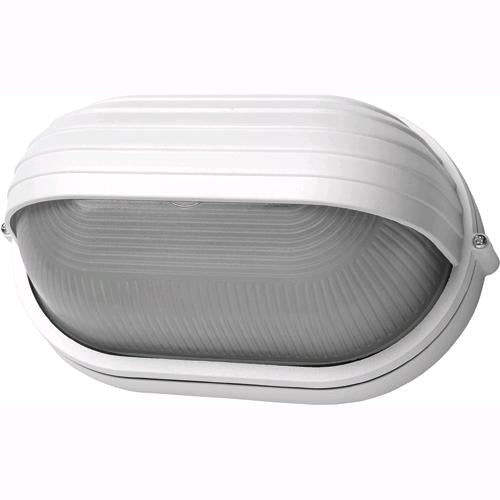 Plafoniera da Giardino PALPEBRA OVALE MAXI BIANCA 28x11,5x16,5 cm E27 IP44 in Scatola