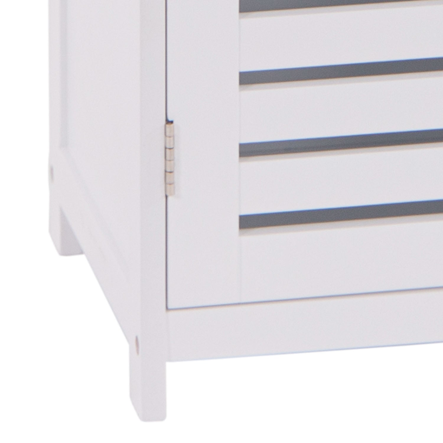 Adelaide - mobiletto multiuso con 1 ripiano e 1 anta - 30x30x96h cm bianco