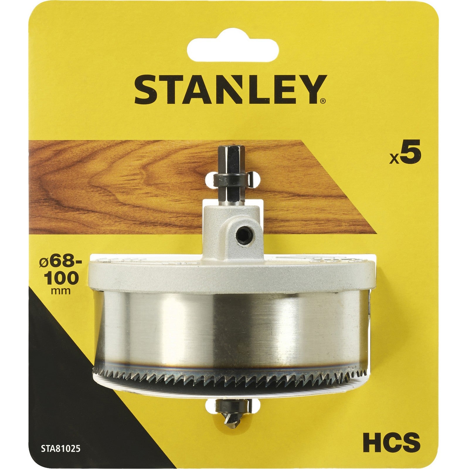 piranha/stanley x81025 5 seghe a tazza h.30 cod:ferx.45976