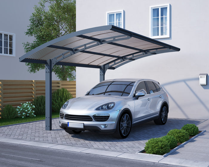 Canopia Arizona Wave Carport in Alluminio 3 X 5 m