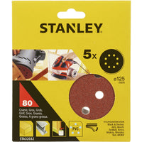 piranha/stanley x32032 5 dischi roto-orbitali 125 gr.80 46027