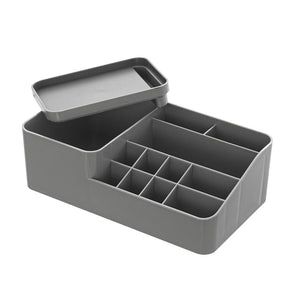 Organizer per Trucchi e Cosmetici 12 Scomparti Smack Feridras Colore: Grigio