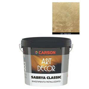 Sabrya Classic Decorativo effetto sabbiato metallico - Carson 1 Litro/Gold