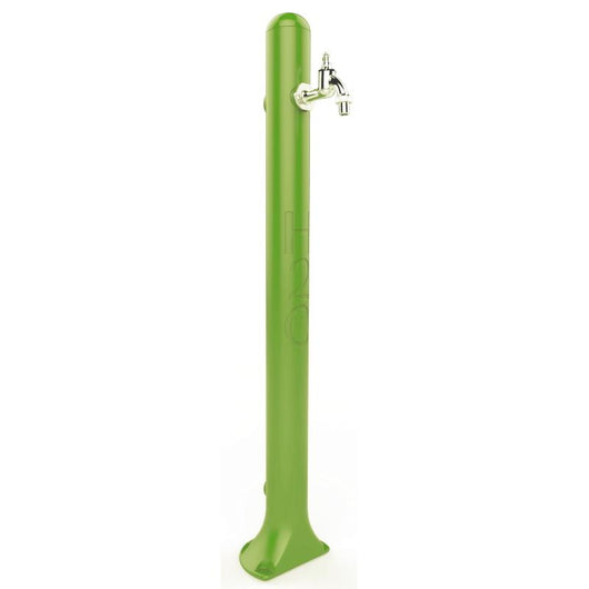 Fontana Tradizionale In Resina Con Rubinetto Portagomma Colore Verde Chiaro Cv-Gh115/6018