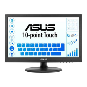 Asus vt168hr monitor pc 39,6 cm (15.6") 1366 x 768 pixel wxga led touch screen nero